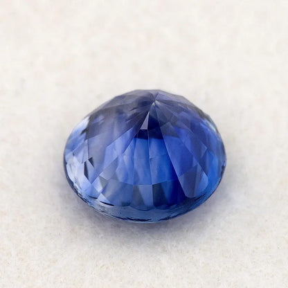 2.01 ct. Natural Blue Sapphire Round Ceylon Sri Lanka Heated