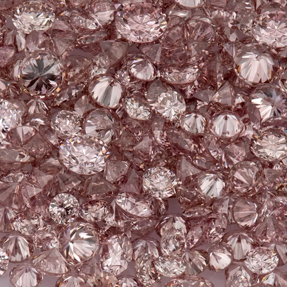 Deluxe Pink Diamonds 0.25ct 0.8mm to 2.2mm mix scoop Argyle Pink Diamond Untreated Natural Pink Diamonds Round|Melee|accents|Argyle