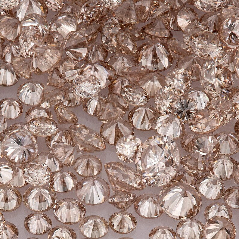 Argyle Pink Diamonds 0.25ct 0.8mm to 2.2mm mix scoop Dark Argyle Pink Diamond Untreated Natural Pink Diamonds Round|Melee|accents|Argyle