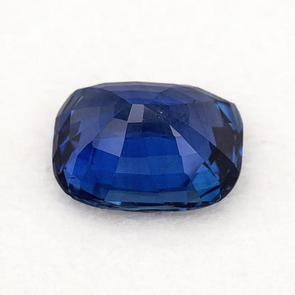 GRS Certified Royal Blue 5.54 ct. Natural Blue Sapphire Cushion Ceylon Sri Lanka Only Heat