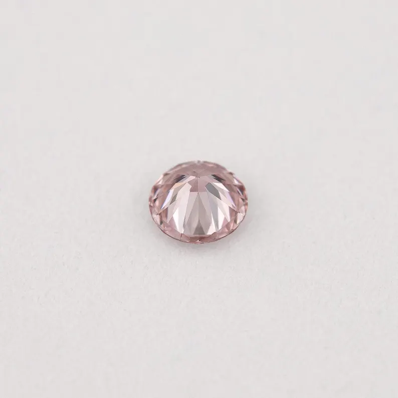 Argyle Certified 0.09ct 7PR Fancy Pink Natural Argyle Pink Diamond Round Briliant