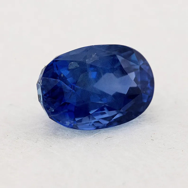 UNHEATED GRS Certified 5.67 ct. Natural Blue Sapphire Oval Ceylon Sri Lanka