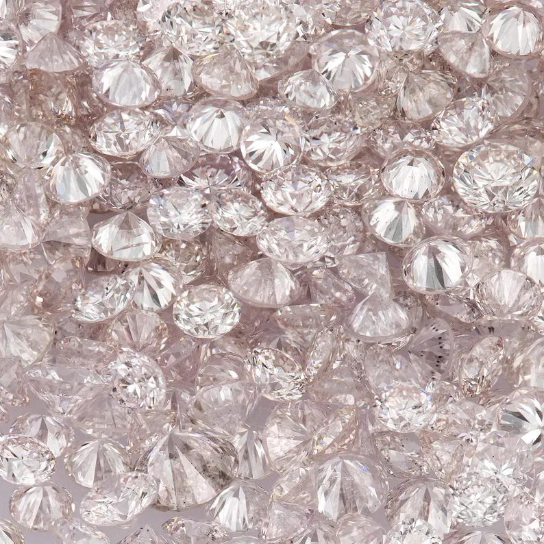 Light Argyle Pink Diamonds 0.25ct 0.8mm to 2.2mm mix scoop Argyle Pink Diamonds Untreated Natural Pink Diamond Round|Melee|accents|Argyle
