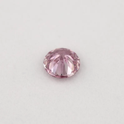 Argyle Certified 0.14ct 7PP Fancy Pink Natural Argyle Pink Diamond Round Diamond