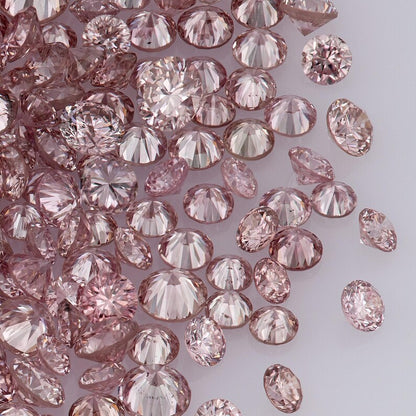 Argyle Pink Diamonds 0.25ct 0.8mm to 2.2mm mix scoop Argyle Pink Diamond Untreated Natural Pink Diaomonds Round|Melee|accents|Argyle
