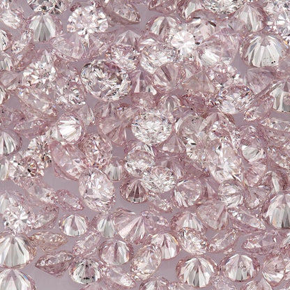 Argyle Pink Diamonds 0.25ct 0.8mm to 2.2mm mix scoop Argyle Pink Diamonds Untreated Natural Pink Diamond Round|Melee|accents|Argyle