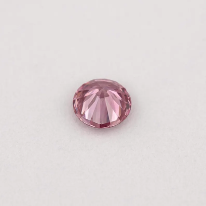 GIA Certified 0.13ct Fancy Intense Purplish Pink Natural Argyle Pink Diamond Round Brilliant VS1
