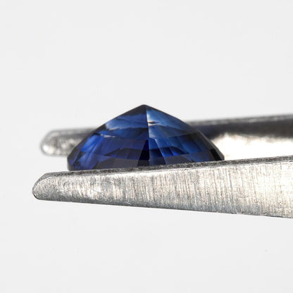 Bicolor - Blue & White | Natural Sapphire Cushion Cut 1.13ct | Heated Ceylon Gemstone | Loose Sapphire for Ring or Fine Jewelry