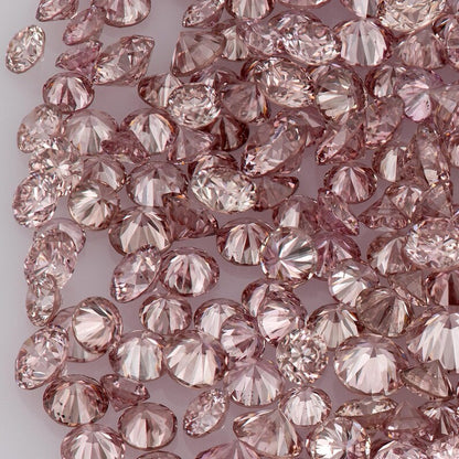 Intense Pink Diamonds 0.25ct 0.8mm to 2.2mm mix scoop Argyle Pink Diamond Untreated Natural Pink Diamonds Round|Melee|accents|Argyle