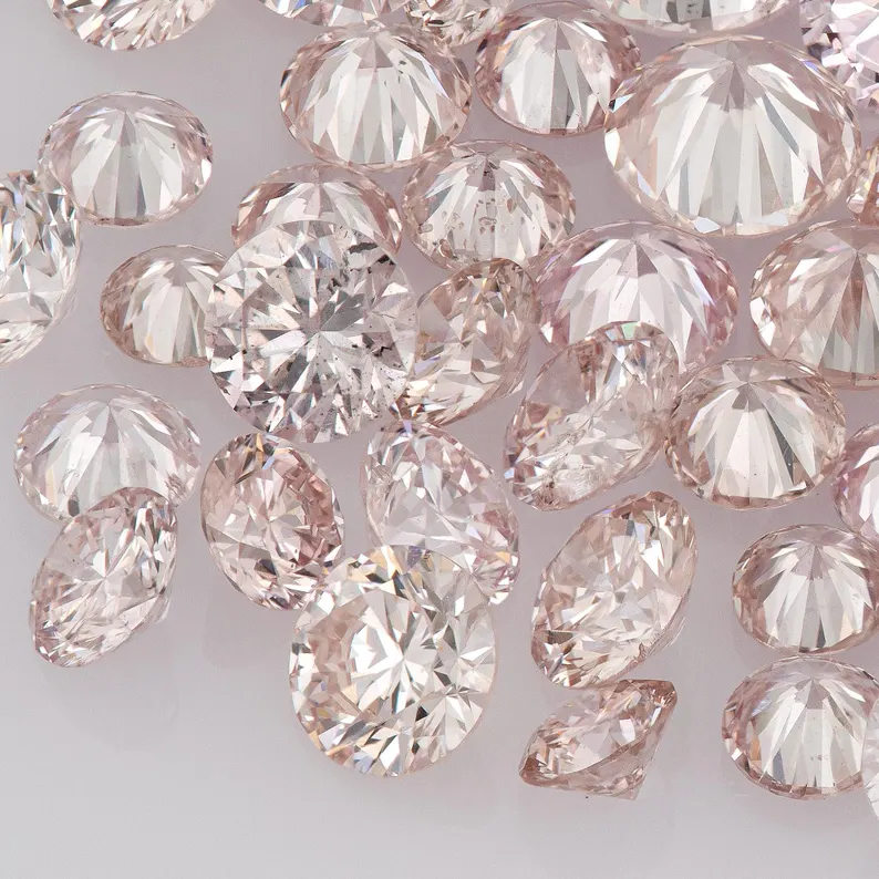 Selection Pink Diamonds 0.25ct 1.8mm to 2.2mm mix scoop Argyle Pink Diamond Untreated Natural Pink Diamonds Round|Melee|accents|Argyle