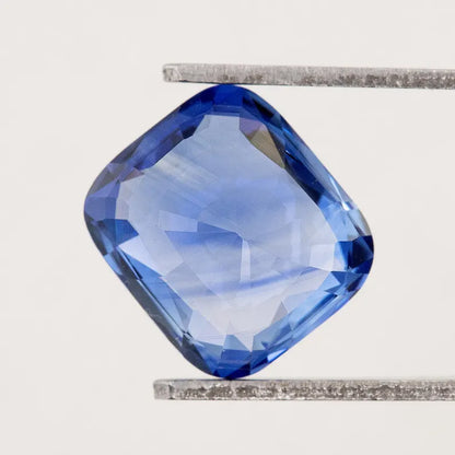 3.17 ct. Natural Blue Sapphire Cushion Ceylon Sri Lanka Heated