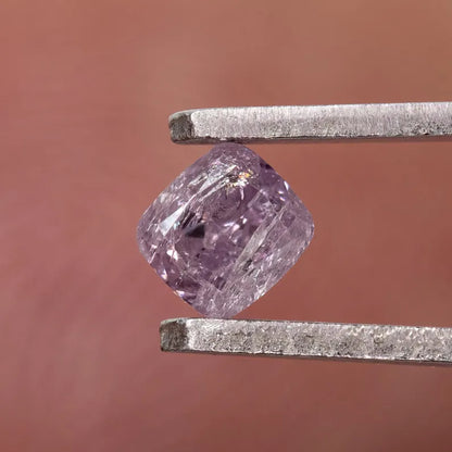 0.18ct Fancy Vivid Pink Untreated Loose Natural Pink Diamond Cushion I3