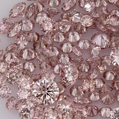 Dark Pink Diamonds 0.25ct 0.8mm to 2.2mm mix scoop Argyle Pink Diamond Untreated Natural Pink Diamonds Round|Melee|accents|Argyle