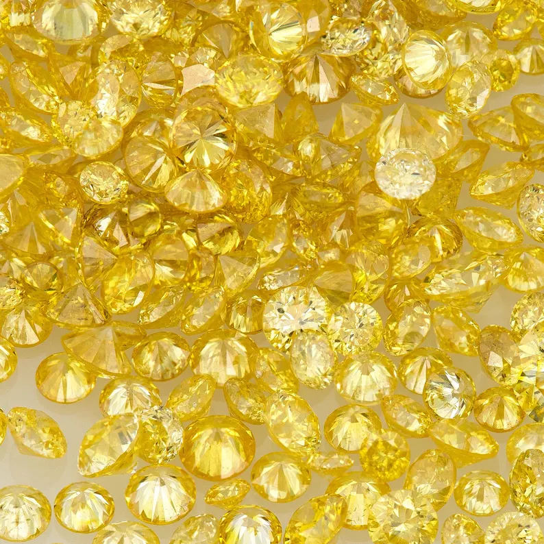 Fancy Yellow – Dark Cape Color | Natural Untreated Diamonds | Round | Melee | Accents | Cape Color Diamonds