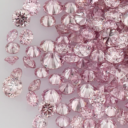 Argyle Pink Diamonds 0.25ct 0.8mm to 2.2mm mix scoop Deluxe Pink Diamonds Untreated Natural Pink Diamond Round|Melee|accents|Argyle