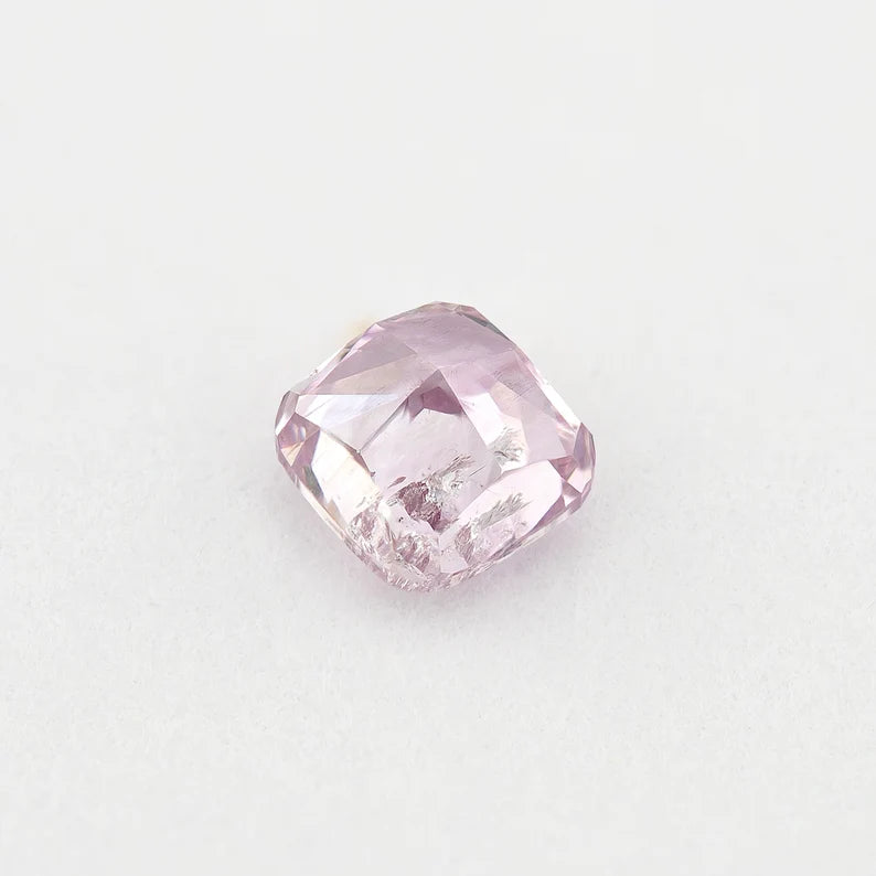GIA Certified 0.25 Ct Untreated Fancy Intense Purple Pink Natural Diamond Cushion Solitaire|Custom Jewelry|Certificate|natural color|rare