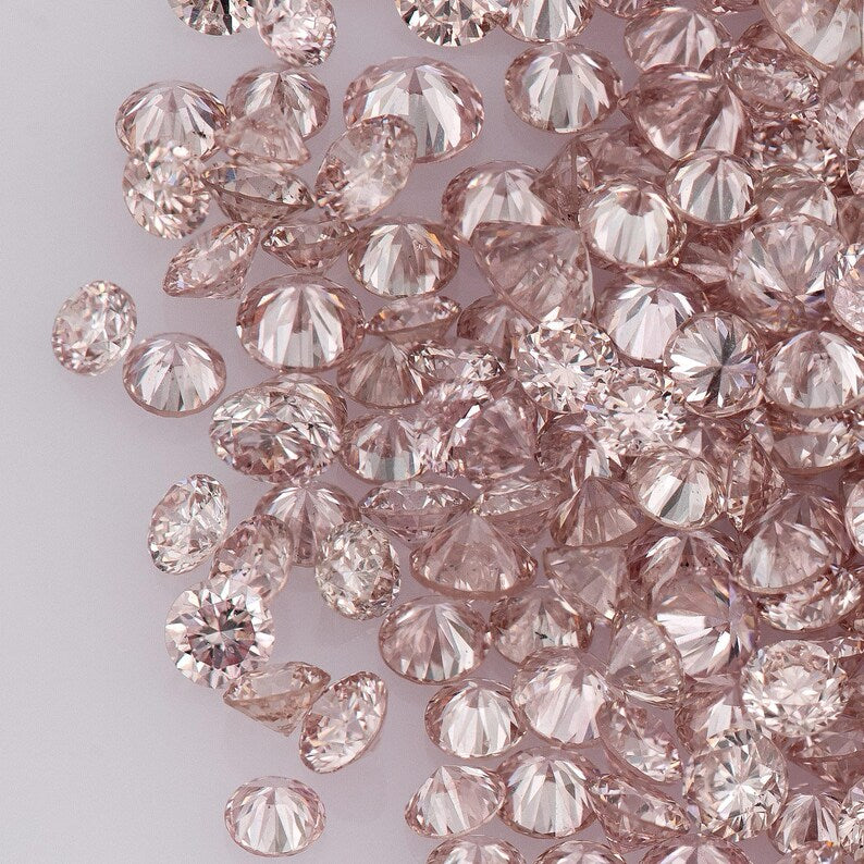 Argyle Pink Diamonds 0.25ct 0.8mm to 2.2mm mix scoop Argyle Pink Diamond Untreated Natural Pink Diamonds Round|Melee|accents|Argyle