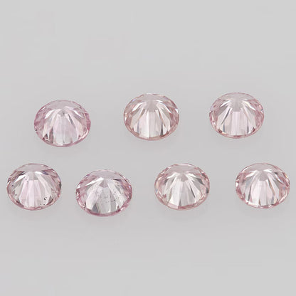 1pcs Genuine Argyle Pink Diamond 2mm Fancy Intense Purplish Pink 6PP Natural Argyle Diamonds Round Pink Australian Diamonds