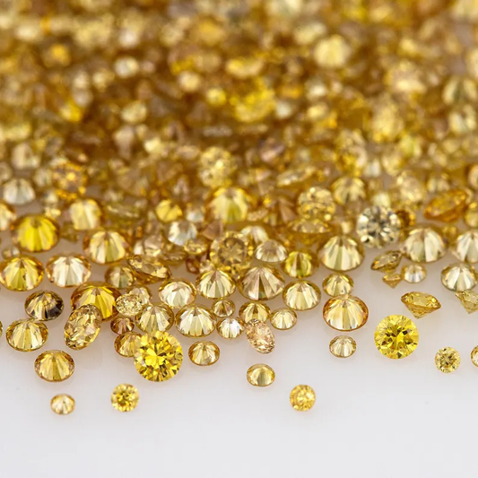 Fancy Brownish Yellow Coffee Color | Natural Untreated Diamonds | Round | Melee | Accents | Coffee