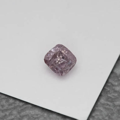 0.28ct Fancy Vivid Pink Untreated Loose Natural Pink Diamond Cushion I3