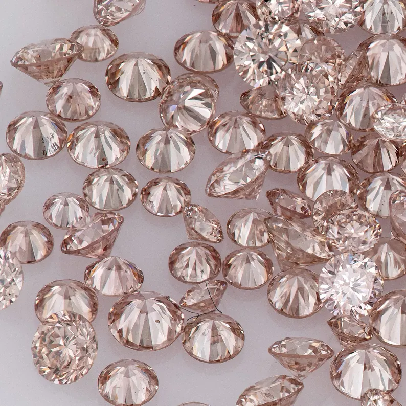 Argyle Pink Diamonds 0.25ct 0.8mm to 2.2mm mix scoop Dark Argyle Pink Diamond Untreated Natural Pink Diamonds Round|Melee|accents|Argyle