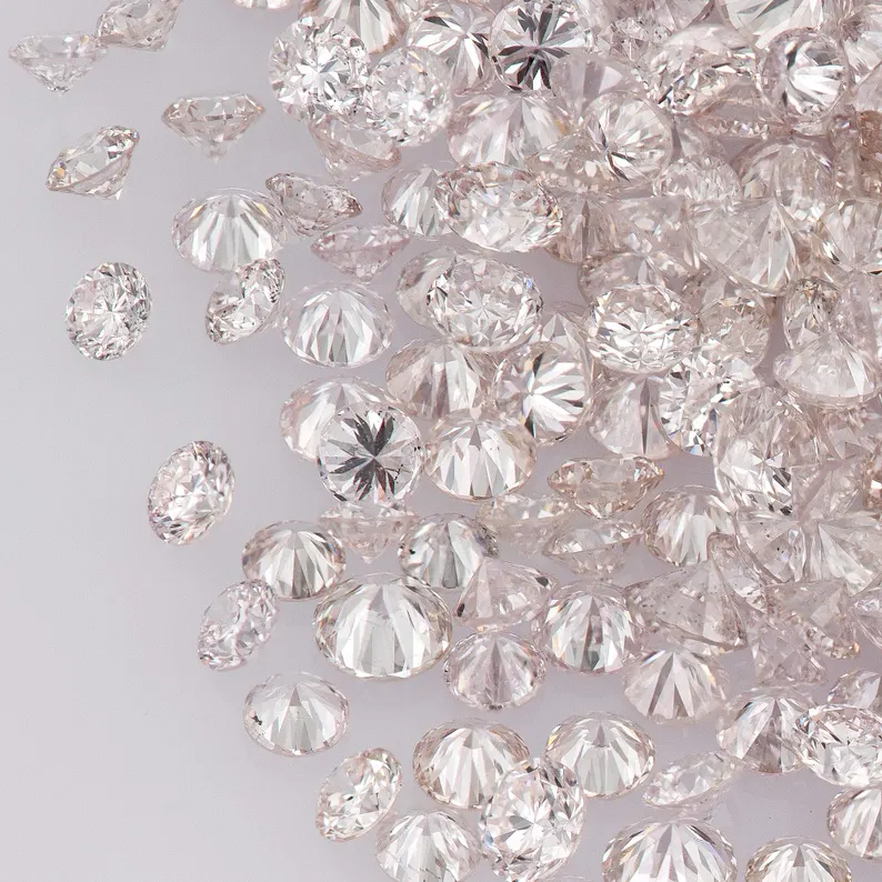 Light Argyle Pink Diamonds 0.25ct 0.8mm to 2.2mm mix scoop Argyle Pink Diamonds Untreated Natural Pink Diamond Round|Melee|accents|Argyle