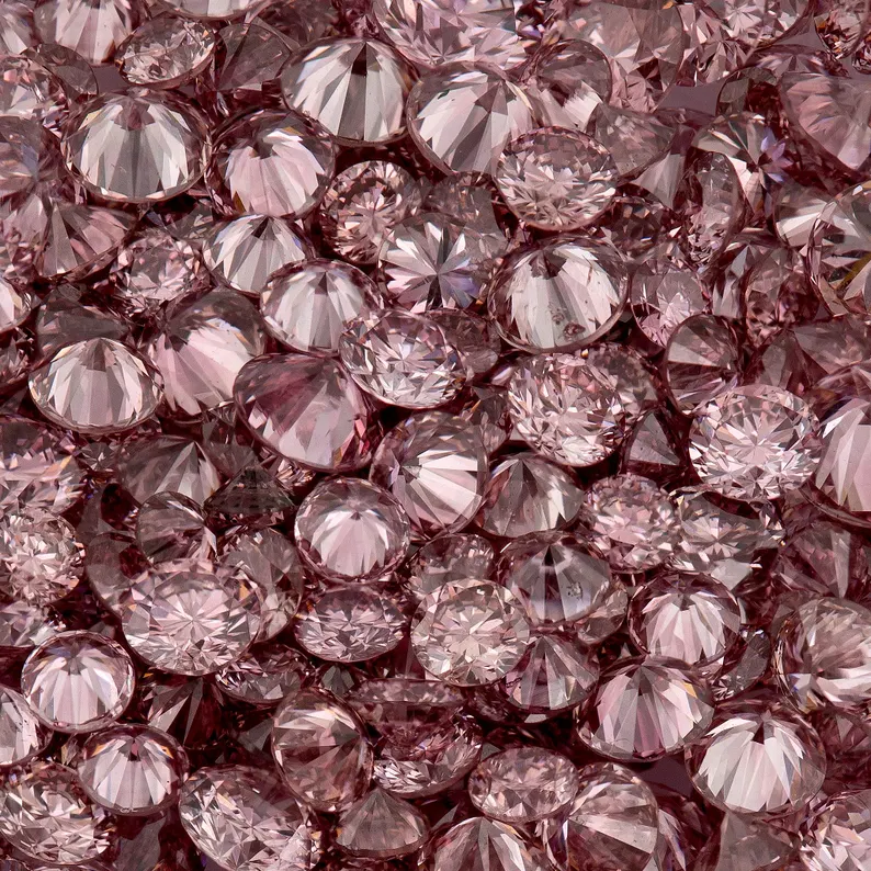 Vivid Pink Diamonds 0.25ct 0.8mm to 2.2mm mix scoop Argyle Pink Diamond Untreated Natural Pink Diamonds Round|Melee|accents|Argyle