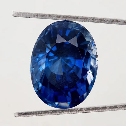 GRS Certified 7.19 ct. Natural Blue Sapphire Oval Ceylon Sri Lanka Heat Only