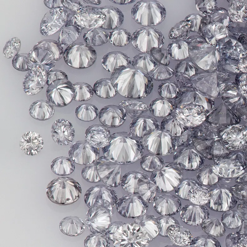 Argyle Blue Diamonds 0.25ct 0.8mm to 2.2mm mix scoop Collection Australian Blue Diamonds Untreated Natural Blue Diamonds Round|Melee|accents