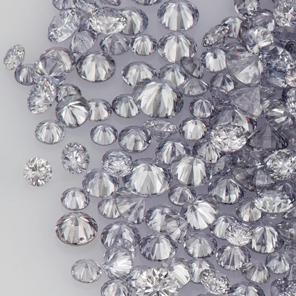 Argyle Blue Diamonds 0.25ct 0.8mm to 2.2mm mix scoop Collection Australian Blue Diamonds Untreated Natural Blue Diamonds Round|Melee|accents
