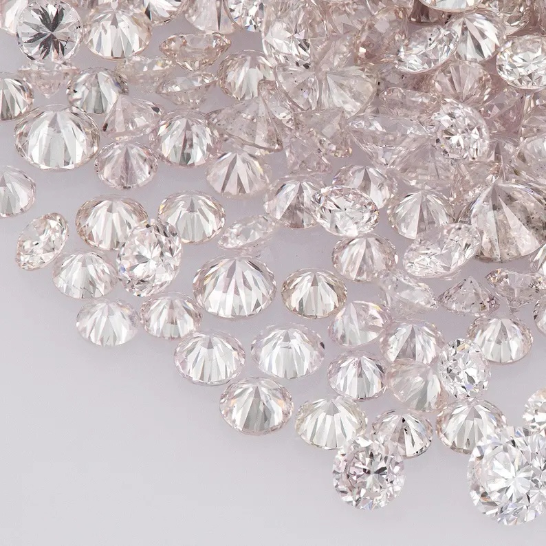 Light Argyle Pink Diamonds 0.25ct 0.8mm to 2.2mm mix scoop Argyle Pink Diamonds Untreated Natural Pink Diamond Round|Melee|accents|Argyle