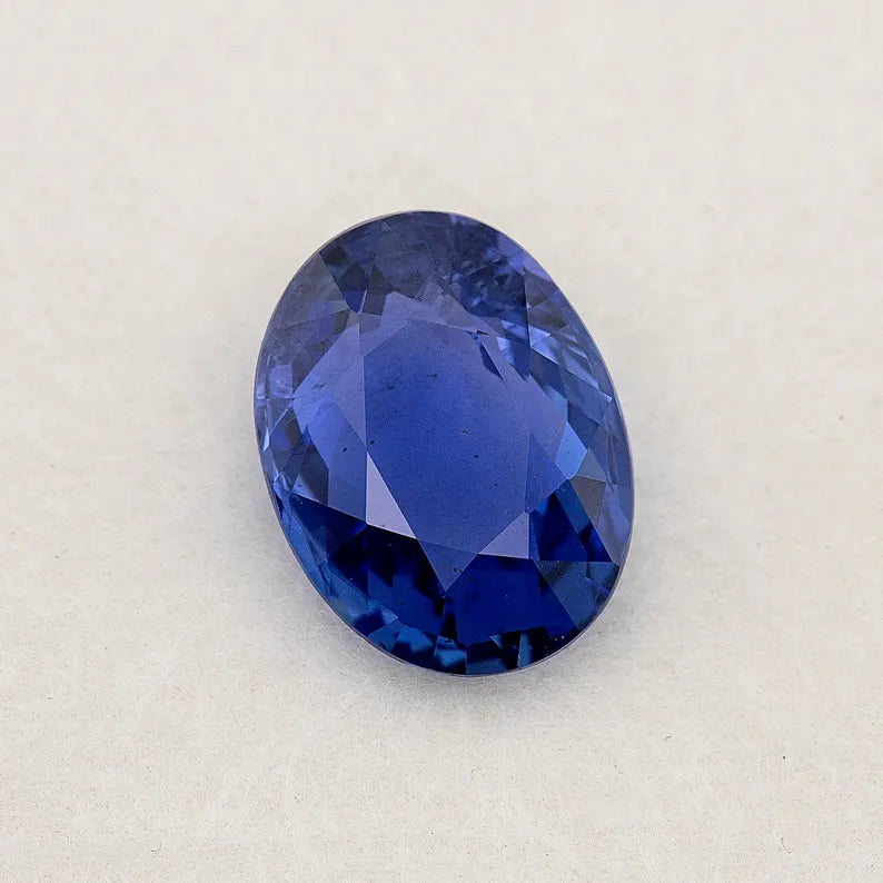 UNHEATED GRS Certified 4.30 ct. Natural Blue Sapphire Oval Ceylon Sri Lanka