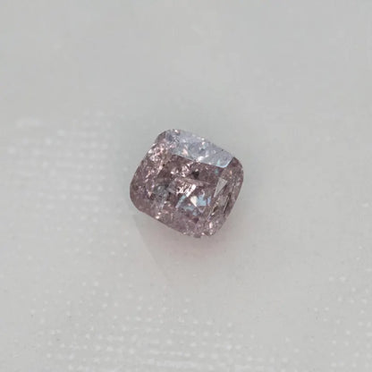 0.28ct Fancy Vivid Pink Untreated Loose Natural Pink Diamond Cushion I3