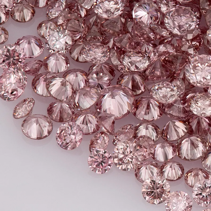 Intense Pink Diamonds 0.25ct 0.8mm to 2.2mm mix scoop Argyle Pink Diamond Untreated Natural Pink Diamonds Round|Melee|accents|Argyle
