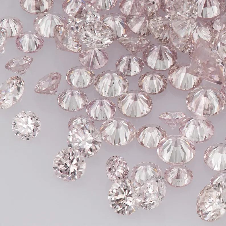 Argyle Pink Diamonds 0.25ct 0.8mm to 2.2mm mix scoop Argyle Pink Diamonds Untreated Natural Pink Diamond Round|Melee|accents|Argyle