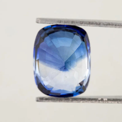 GRS Certified 5.41 ct. Natural Blue Sapphire Cushion Ceylon Sri Lanka Heated