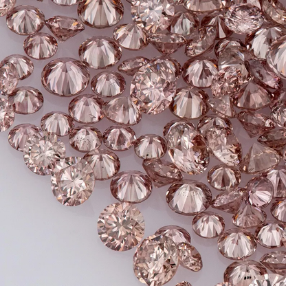 Deluxe Pink Diamonds 0.25ct 0.8mm to 2.2mm mix scoop Argyle Pink Diamond Untreated Natural Pink Diamonds Round|Melee|accents|Argyle
