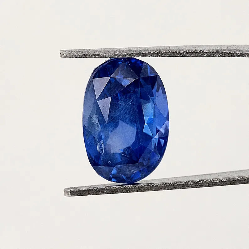 UNHEATED GRS Certified 5.67 ct. Natural Blue Sapphire Oval Ceylon Sri Lanka