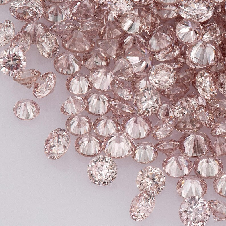 Argyle Pink Diamonds 0.25ct 0.8mm to 2.2mm mix scoop Argyle Pink Diamond Untreated Natural Pink Diamonds Round|Melee|accents|Argyle
