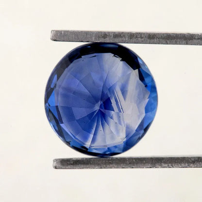 2.01 ct. Natural Blue Sapphire Round Ceylon Sri Lanka Heated