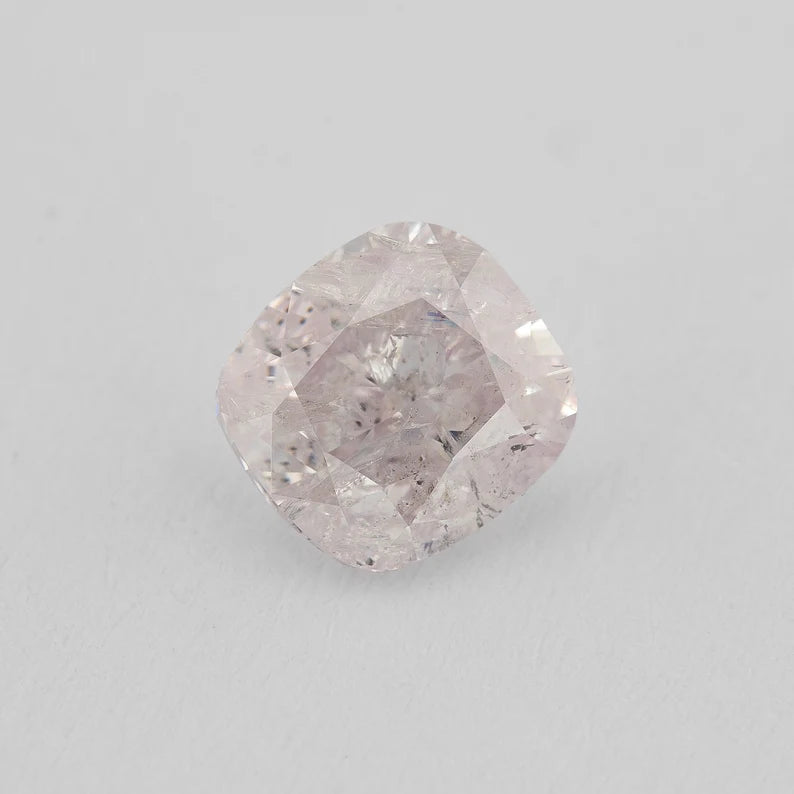 1.02ct Untreated Light Pink Natural Diamond Cushion 5.6x5.3mm Solitaire Carat Up|mined|Real|Custom Jewelry|Jewelry Maker|Rare|earthmined