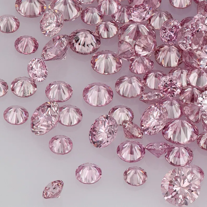 Argyle Pink Diamonds 0.25ct 0.8mm to 2.2mm mix scoop Deluxe Vivid Pink Diamonds Untreated Natural Pink Diamond Round|Melee|accents|Argyle
