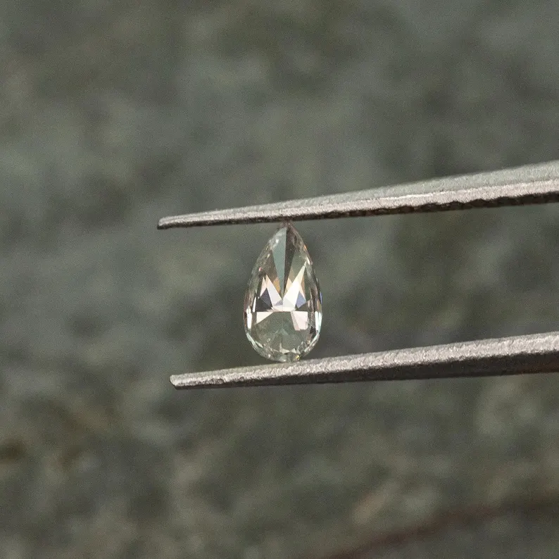 0.13ct Light Pink Untreated Loose Natural Pink Diamond Pear SI