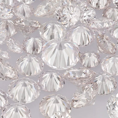 Very Light Pink Diamonds 0.25ct 1.8mm to 2.2mm mix scoop Argyle Pink Diamonds Untreated Natural Pink Diamonds Round|Melee|accents