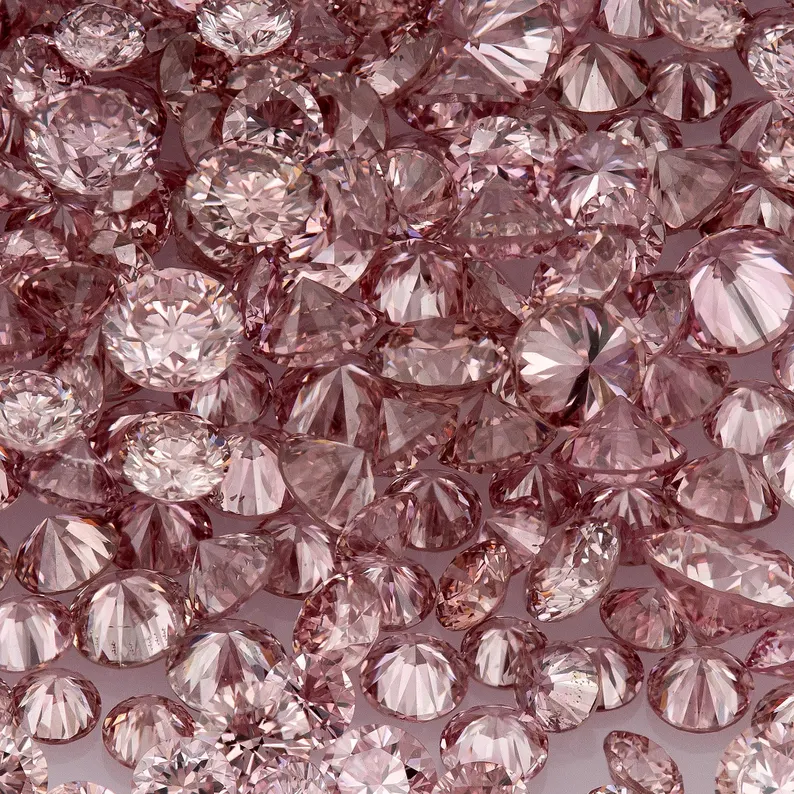 Intense Pink Diamonds 0.25ct 0.8mm to 2.2mm mix scoop Argyle Pink Diamond Untreated Natural Pink Diamonds Round|Melee|accents|Argyle
