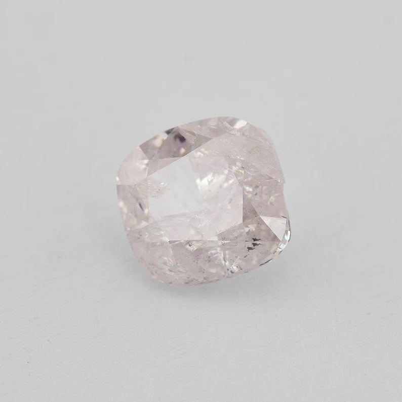 1.02ct Untreated Light Pink Natural Diamond Cushion 5.6x5.3mm Solitaire Carat Up|mined|Real|Custom Jewelry|Jewelry Maker|Rare|earthmined