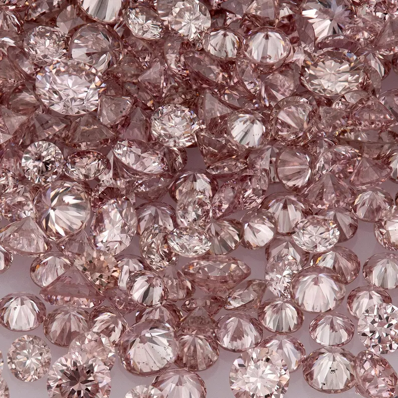 Dark Pink Diamonds 0.25ct 0.8mm to 2.2mm mix scoop Argyle Pink Diamond Untreated Natural Pink Diamonds Round|Melee|accents|Argyle