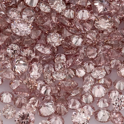 Dark Pink Diamonds 0.25ct 0.8mm to 2.2mm mix scoop Argyle Pink Diamond Untreated Natural Pink Diamonds Round|Melee|accents|Argyle