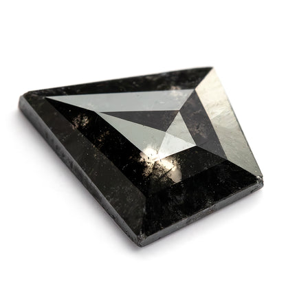 1.00 ct 天然ブラックダイヤモンド（カイトカット）、ソルト＆ペッパーの特徴、石の画像17、SKU BND155