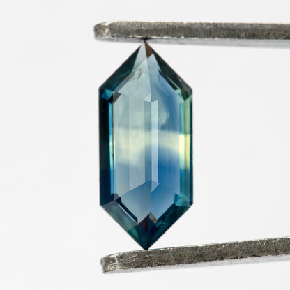 Natural bi-color sapphire BNS177 exact item view 4